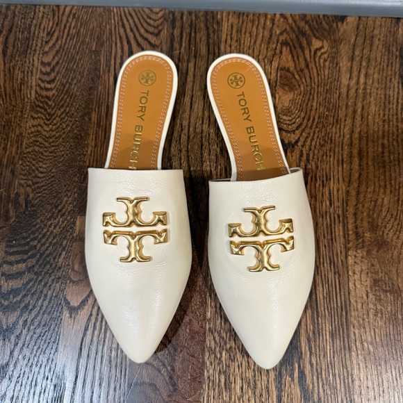 Tory Burch Eleanor Mule Cream Size 8 - Picture 6 of 8